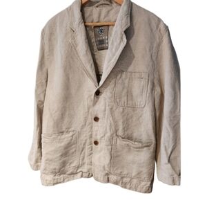 Stones Casual Vintage Large Suit Jacket‎ Linen